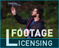 Drone Footage Licensing One Man Wolf Pack