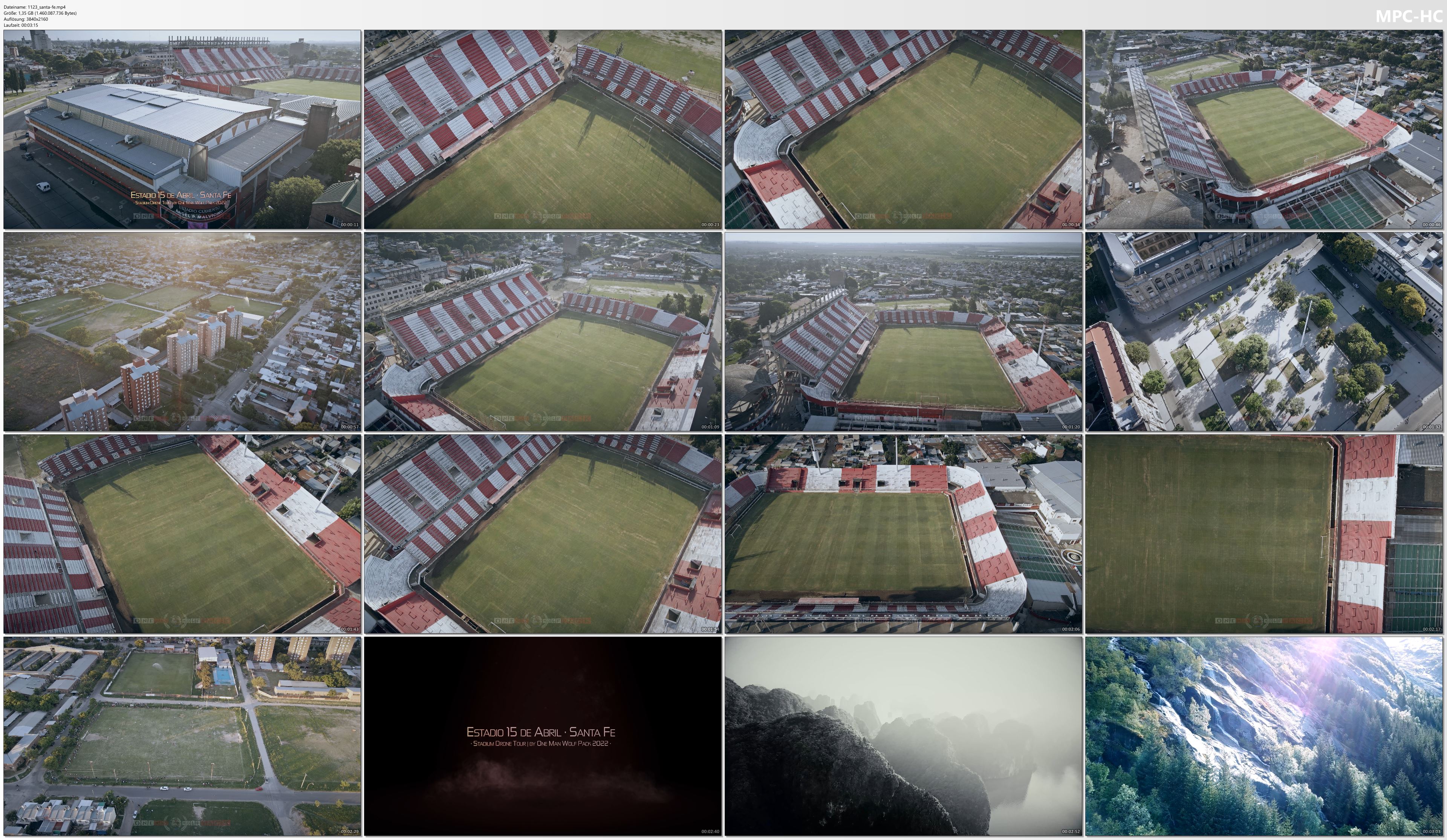 Drone Pictures from Video 【4K】Estadio 15 de Abril from Above | UNION SANTA FE 2022 | Cinematic Wolf Aerial™ Drone Film