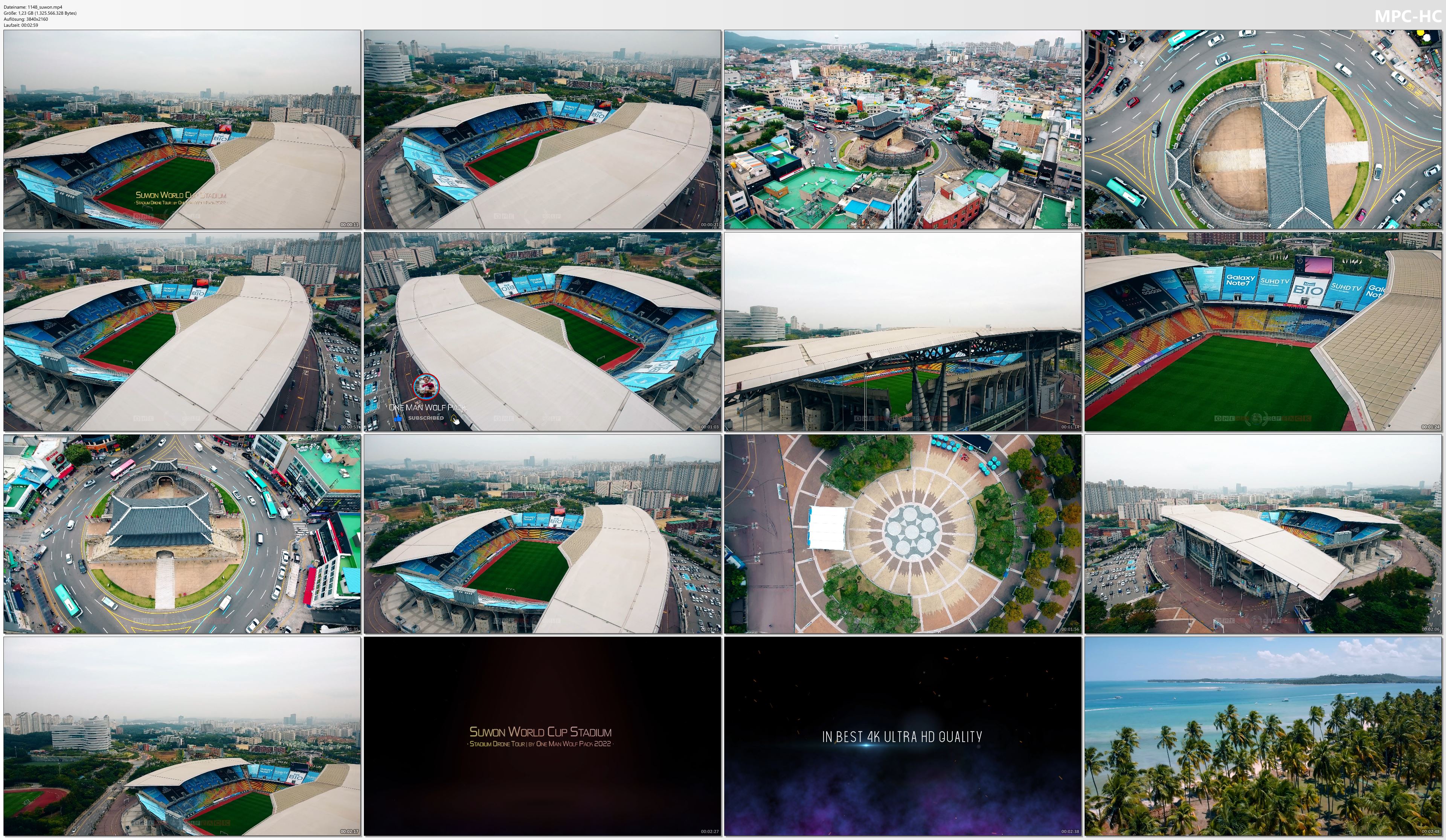 Drone Pictures from Video 【4K】Suwon World Cup Stadium from Above | SOUTH KOREA 2022 | Cinematic Wolf Aerial™ Drone Film