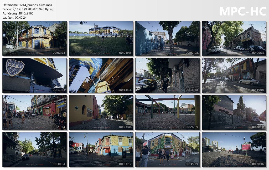  Pictures from Video 【4K 60fps】VIRTUAL WALKING TOUR: «La Boca - Buenos Aires 2022» | Argentina O-SOUNDS | NO COMMENT
