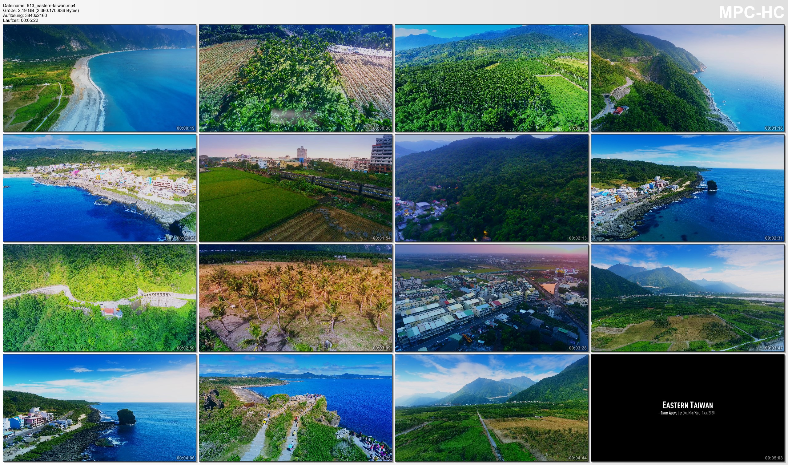 Drone Pictures from Video 【4K】The Nature of Eastern Taiwan from Above - TAIWAN 2020 | Cinematic Wolf Aerial™ Drone Film