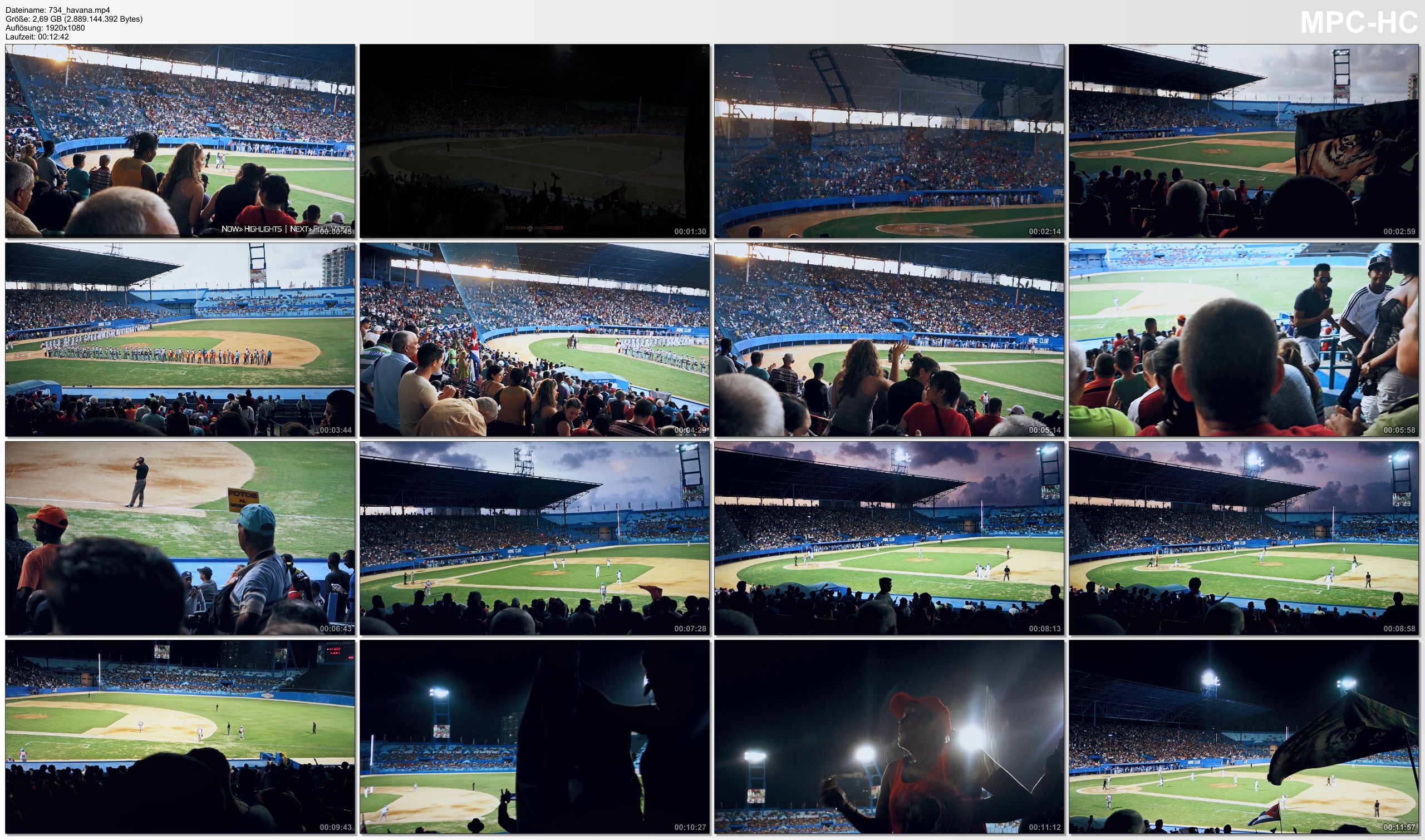  Pictures from Video 【4K】BASEBALL: «Cuba X Tampa Bay Rays [1 x 4]» 2016-03-22 (Estadio Latinamericano, Havana)