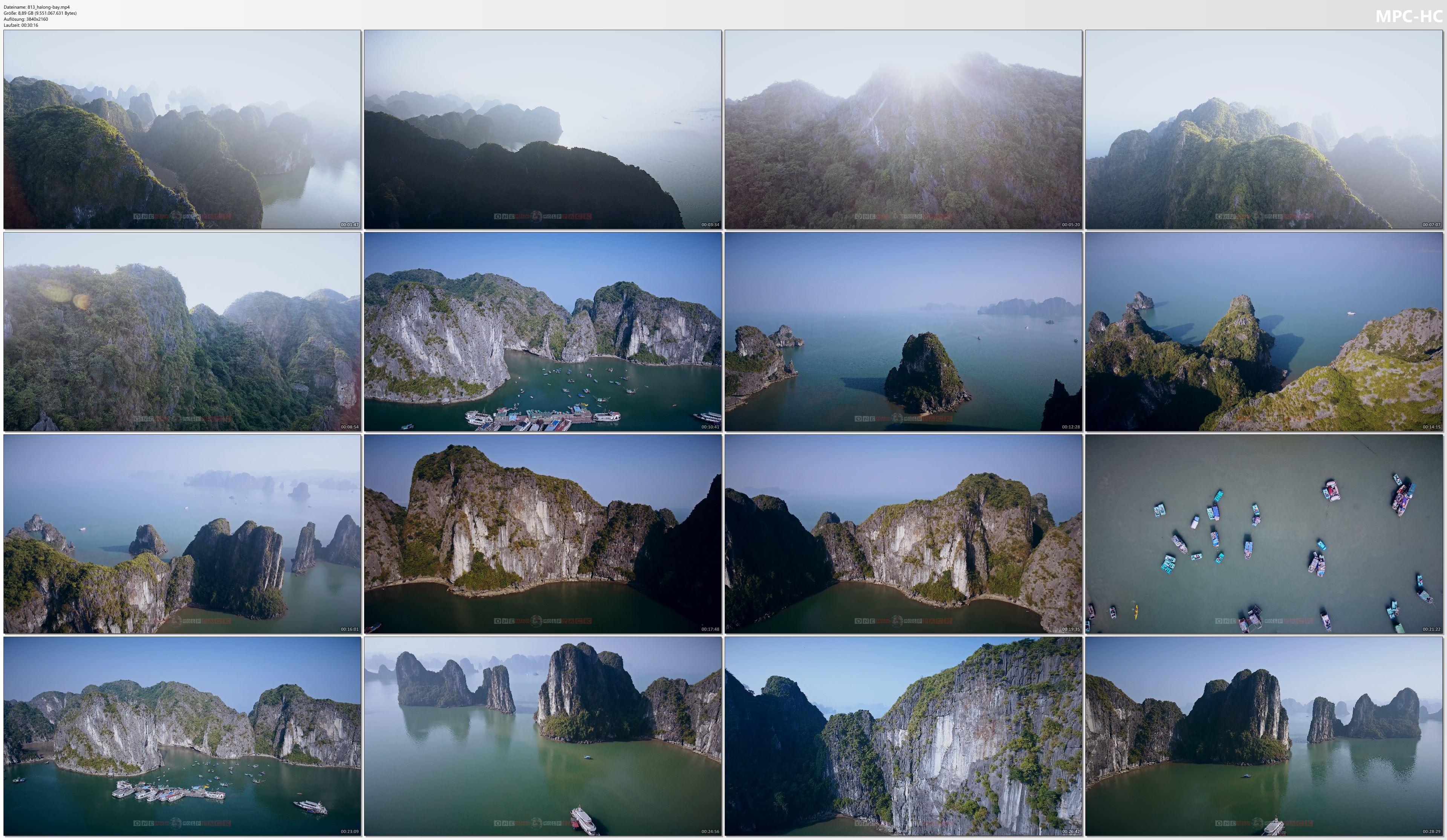 Drone Pictures from Video 【4K】½ HOUR DRONE FILM: «Halong Bay» | Vietnam Ultra HD | Chillout Music (2160p Ambient UHD TV)