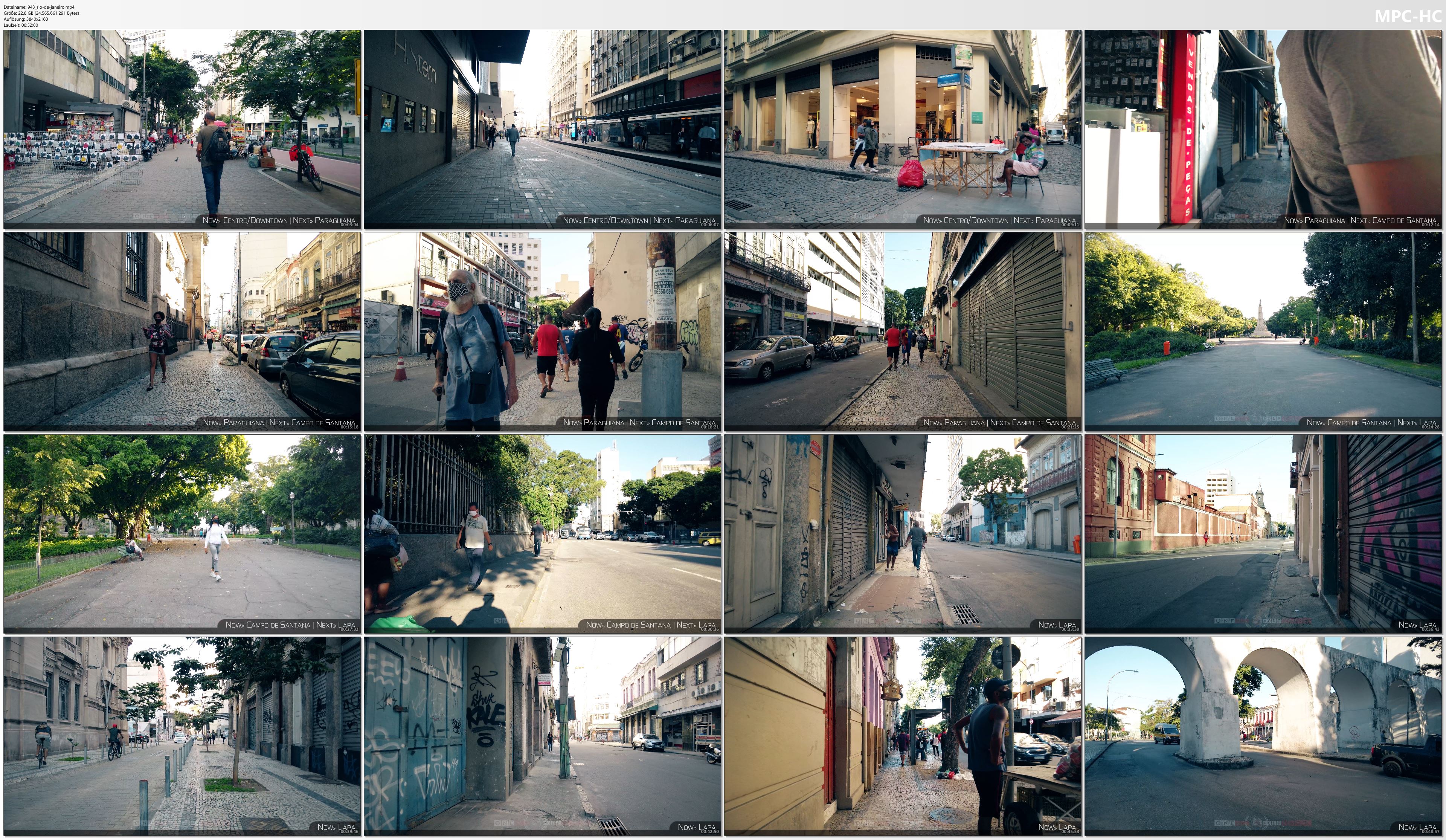 Pictures from Video 【4K 60fps】VIRTUAL WALKING TOUR: «Downtown Rio de Janeiro - Brazil 2021» | Binaural Sound 05/2021