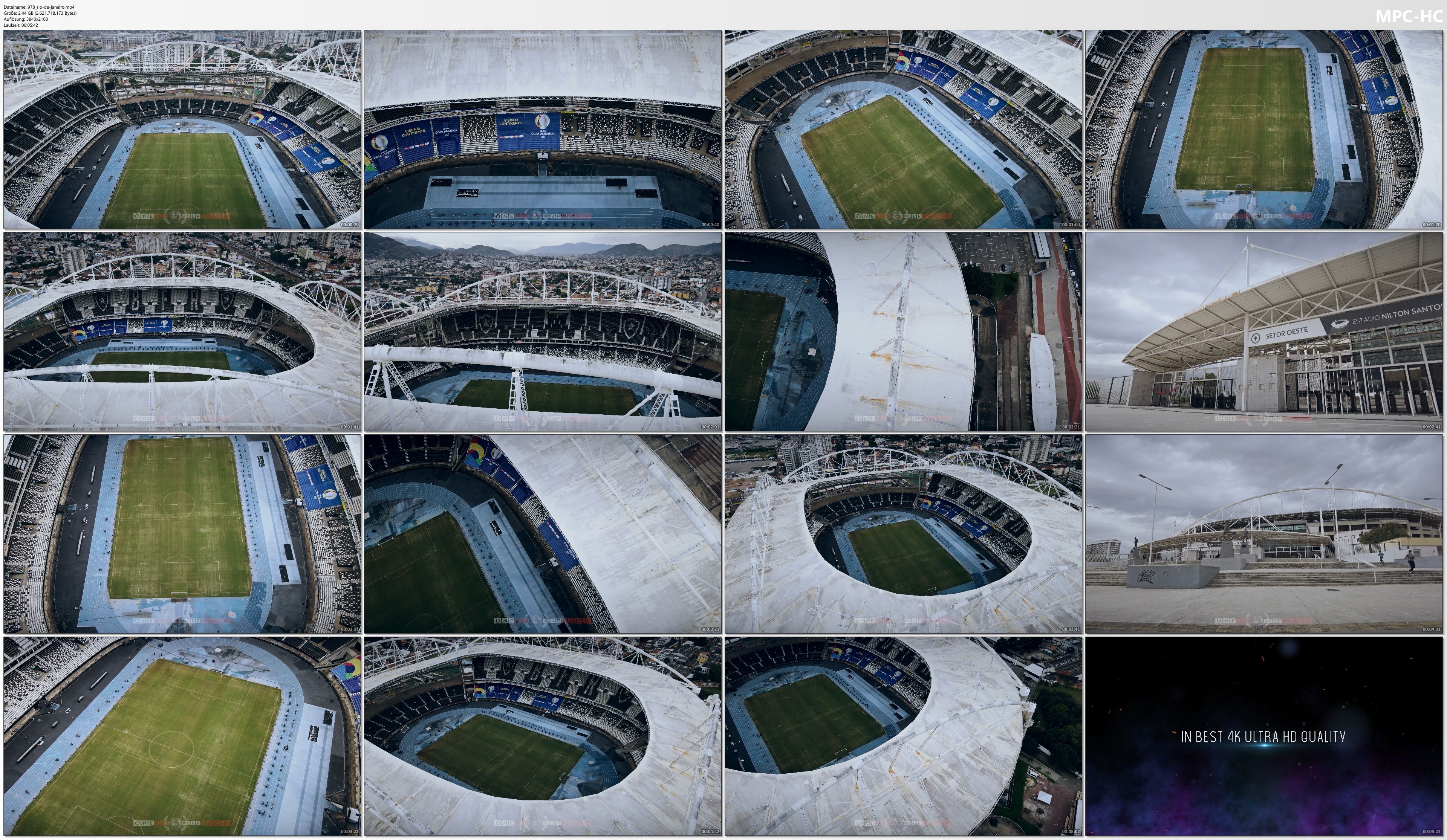 Drone Pictures from Video 【4K】Estadio Nilton Santos from Above | COPA AMERICA 2021 Brazil | Cinematic Wolf™ Drone Film