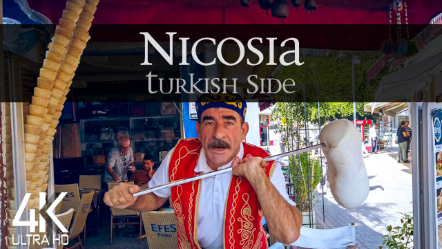 【4K】VIRTUAL WALKING TOUR: «Northern Nicosia - Cyprus 2021» | ORIGINAL SOUNDS | NO COMMENT ASMR