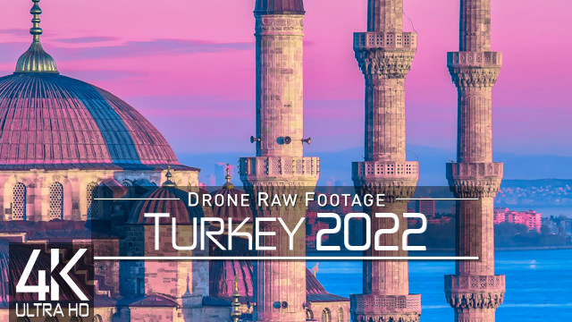 【4K】Drone RAW Footage | This is TURKEY 2022 | Istanbul | Cappadocia & More | UltraHD Stock Video