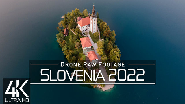 【4K】Drone RAW Footage | This is SLOVENIA 2022 | Ljubljana | Lake Bled & More| UltraHD Stock