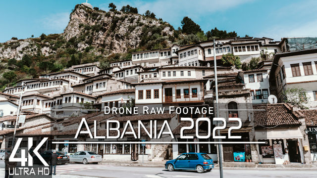 【4K】Drone RAW Footage | This is ALBANIA 2022 | Shkoder & More | UltraHD Stock
