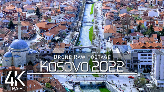 【4K】Drone RAW Footage | This is KOSOVO 2022 | Pristina | UltraHD Stock