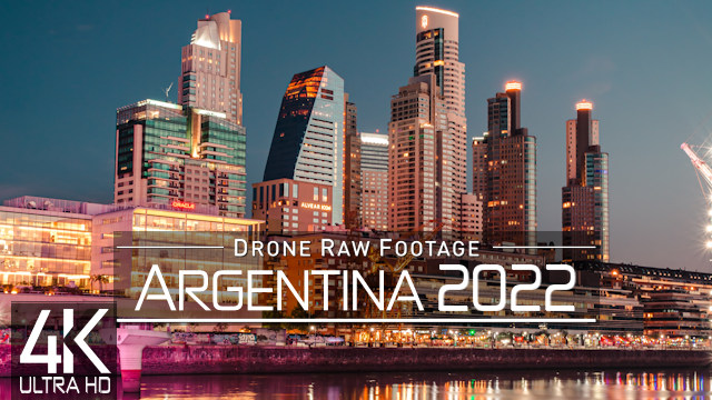 【4K】Drone RAW Footage | This is ARGENTINA 2022 | Buenos Aires | Santa Fe & More| UltraHD Stock Video