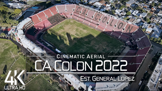 【4K】Estadio Estanislao Lopez from Above | CLUB ATLETICO COLON 2022 | Cinematic Wolf Aerial™ Film