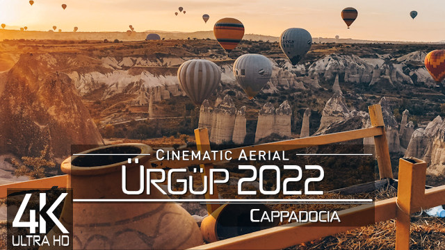【4K】Ürgüp from Above | CAPPADOCIA 2022 | Turkey Cinematic Wolf Aerial™ Drone Film