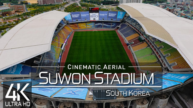 【4K】Suwon World Cup Stadium from Above | SOUTH KOREA 2022 | Cinematic Wolf Aerial™ Drone Film