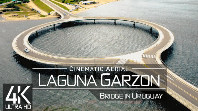 【4K】Laguna Garzon Bridge from Above | URUGUAY 2022 | Cinematic Wolf Aerial™ Drone Film