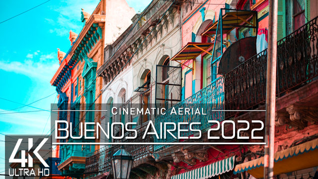 【4K】Buenos Aires from Above | ARGENTINA 2022 | Cinematic Wolf Aerial™ Drone Film
