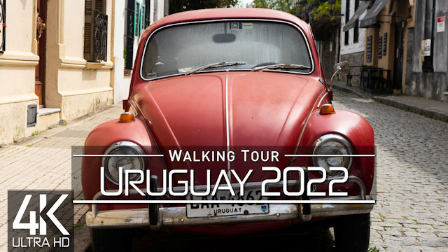 【4K 60fps】VIRTUAL WALKING TOUR: «Places of Uruguay 2022» | ORIGINAL SOUNDS | NO COMMENT ASMR