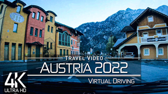 【4K 60fps】4 ¼ HOUR RELAXATION FILM: «Driving in Austria (Europe)» Ultra HD UHD 2160p Ambient TV