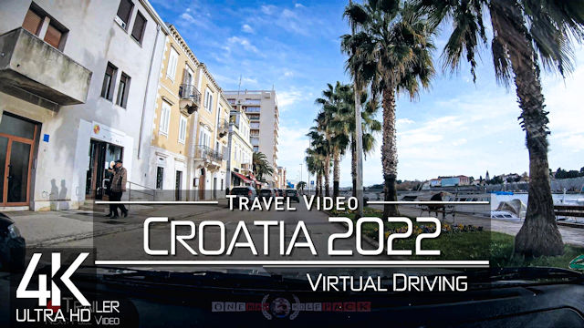 【4K 60fps】3 ½ HOUR RELAXATION FILM: «Driving in Croatia (Europe)» Ultra HD UHD 2160p Ambient TV