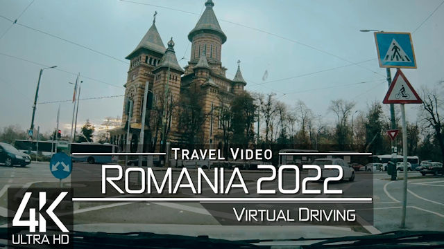 【4K 60fps】¾ HOUR RELAXATION FILM: «Driving in Romania (Europe)» Ultra HD UHD 2160p Ambient TV