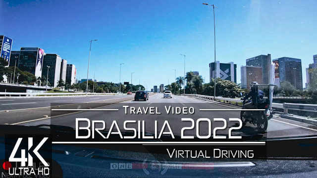 【4K 60fps】¾ HOUR RELAXATION FILM: «Driving in Brasilia & Chapada Veadeiros» Ultra HD UHD TV
