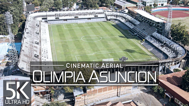 【5K】Olimpia Asuncion | Estadio Manuel Ferreira from Above | PARAGUAY 2022 | Cinematic Wolf Aerial™
