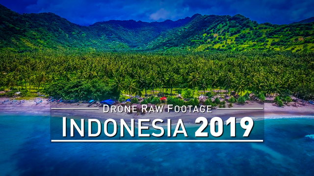 【4K】Drone RAW Footage | INDONESIA 2019 ..:: Bali :: Gili Air :: Lombok | UltraHD Stock Video
