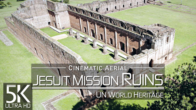 【5K】Jesús de Tavarangue Ruins from Above | PARAGUAY UN World Heritage Site 2022 |Cinematic Drone™