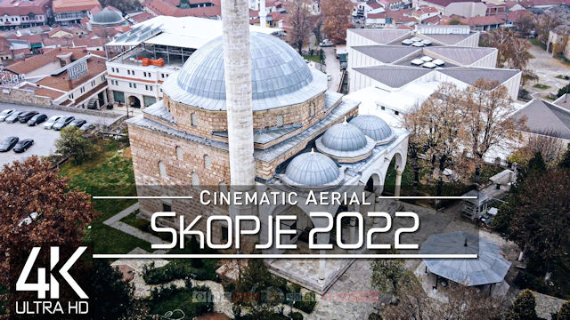 【4K】Skopje from Above | Capital of NORTH MACEDONIA 2022 | Cinematic Wolf Aerial™ Drone Film