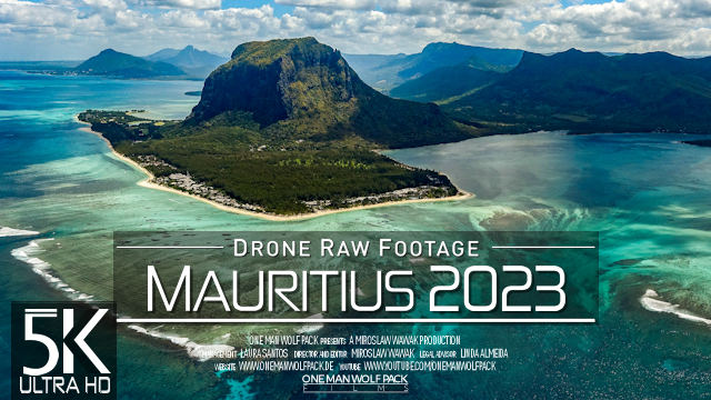 【5K】Drone RAW Footage | This is MAURITIUS 2023 | Le Morne | Grand Bassin & More | UltraHD Stock