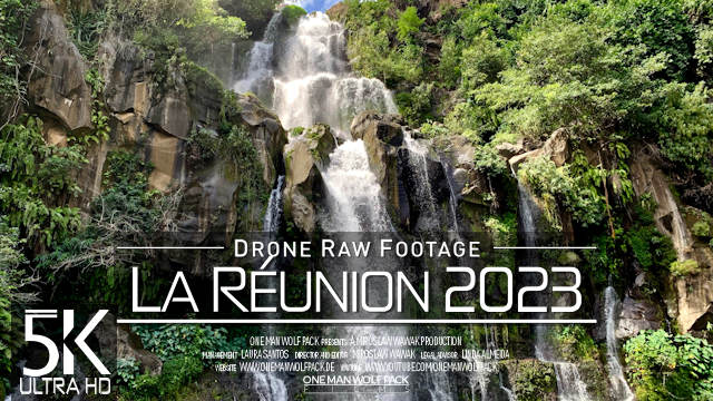 【5K】Drone RAW Footage | This is LA REUNION 2023 | Grand Galet | Takamaka + More | UltraHD Stock