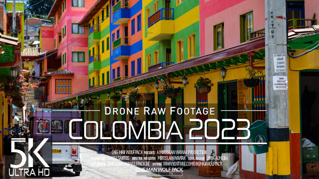 【5K】Drone RAW Footage | This is COLOMBIA 2023 | Bogota | Medellin | Cali & More | UltraHD Stock