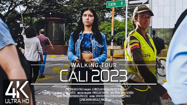 【4K 60fps】VIRTUAL WALKING TOUR: «Cali - Colombia 2023» | ORIGINAL SOUNDS | NO COMMENT UHD ASMR