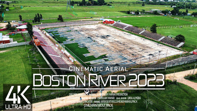 【4K】Boston River | Estádio Complejo Rentistas from Above | Montevideo URUGUAY 2023 | Drone Aerial