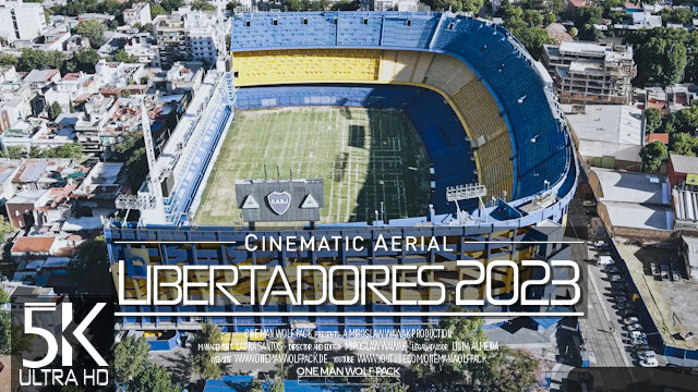 【5K】16 Stadiums of COPA LIBERTADORES from Above | 2023 | Cinematic Wolf Aerial™ Drone Film