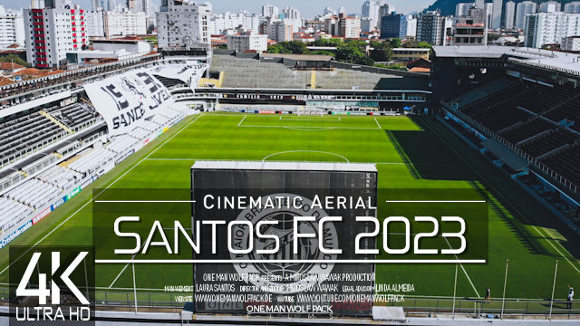 【4K】Santos FC | Vila Belmiro from Above | BRAZIL 2023 | Estadio Urbano Caldeira | Cinematic Drone