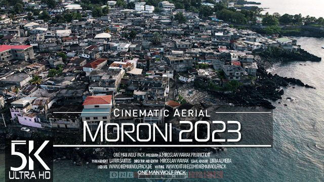 【5K】Moroni from Above | Capital of the COMOROS 2023 | Cinematic Wolf Aerial™ Drone Film