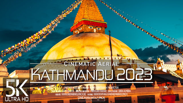 【5K】Kathmandu from Above | Capital of NEPAL 2023 | Cinematic Wolf Aerial™ Drone Film