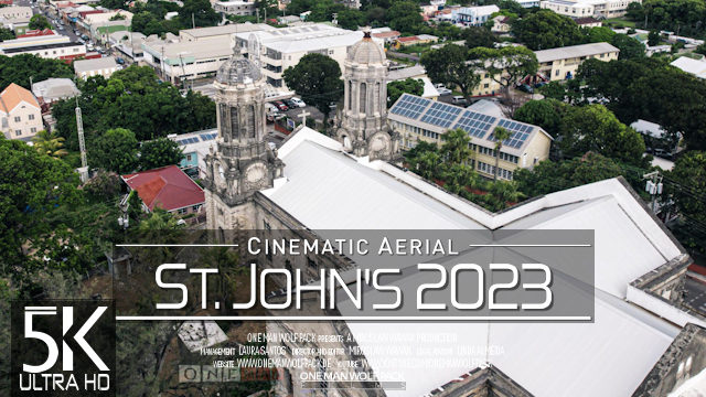 【5K】St. Johns from Above | Capital of ANTIGUA AND BARBUDA 2023 | Cinematic Wolf Aerial™ Drone Film