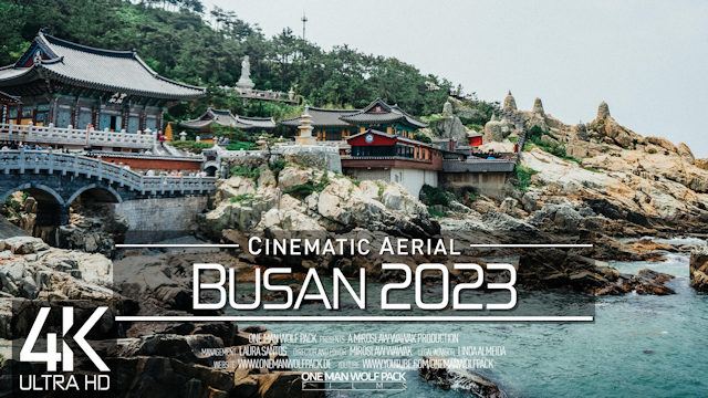 【4K】Busan from Above | 2nd largest city of SOUTH KOREA 2023 | Cinematic Wolf Aerial™ Drone Film