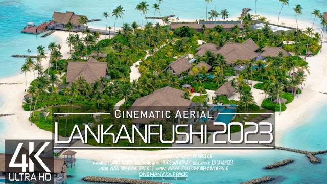 【4K】MALDIVES MOST BEAUTIFUL TINY ISLAND | Lankanfushi 2023 | Malé Cinematic Wolf Aerial™ Drone Film