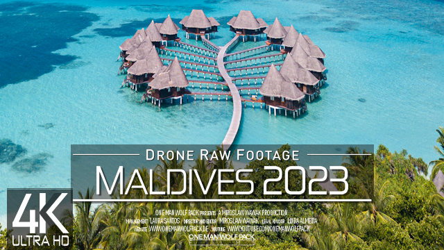 【4K】Drone RAW Footage | This are the MALDIVES 2023 | Malé | Maafushi & More | UltraHD Stock Video