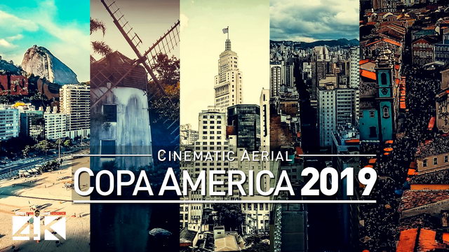 【4K】Drone Footage | Copa America 2019 | The 5 Host Cities [ BRAZIL ] Sao Paulo Rio Salvador Belo PA