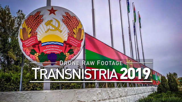 【4K】Drone RAW Footage | TRANSNISTRIA 2019 ..:: Tiraspol Transdniestria Moldova | UltraHD Stock Video