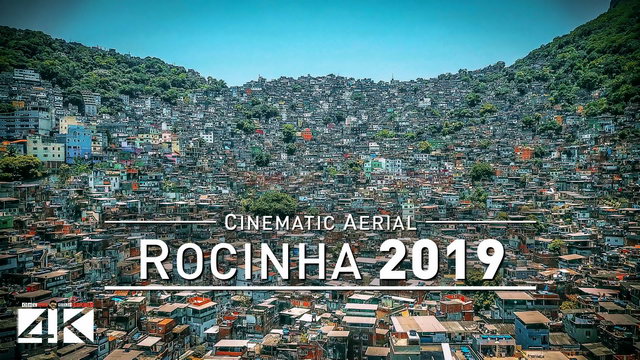 【4K】Drone Footage | ROCINHA ..:: Brazils largest Favela Rio de Janeiro 2019