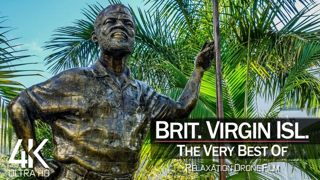 【4K】¼ HOUR DRONE FILM: «The Beauty of British Virgin Islands 2021» | Ultra HD | Chill Ambi TV