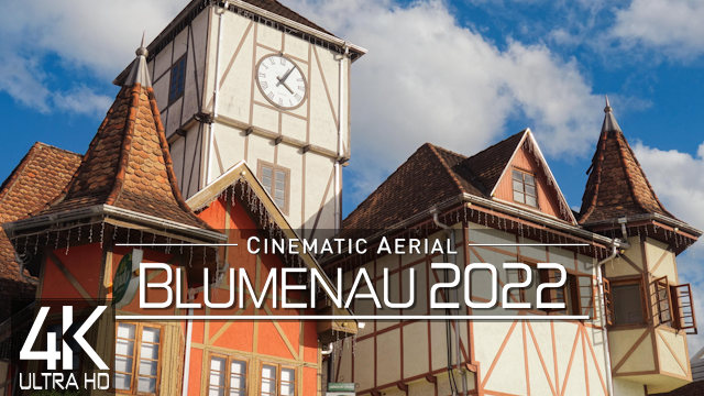 【4K】Germany meets Brazil: Blumenau from Above | BRASIL 2022 | Cinematic Wolf Aerial™ Drone Film