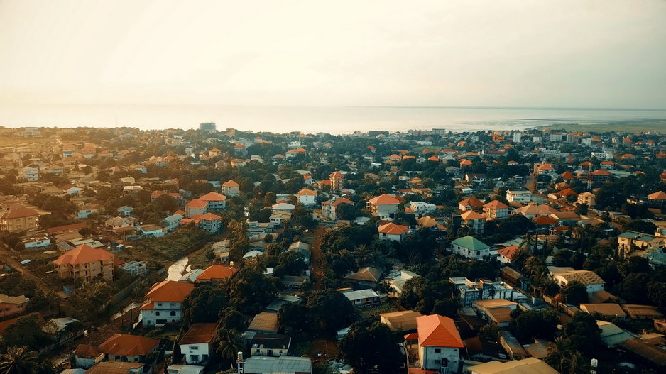 Drone Picture Conakry (Guinea) © One Man Wolf Pack