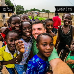 One Man Wolf Pack in Gambia (First time visited in 2018 | #18 in Africa)