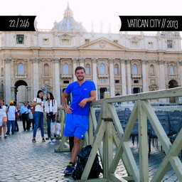 One Man Wolf Pack in Vatican City (First time visited in 2013)